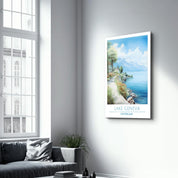 Lake Geneva Switzerland-Travel Posters | Glass Wall Art - Artdesigna