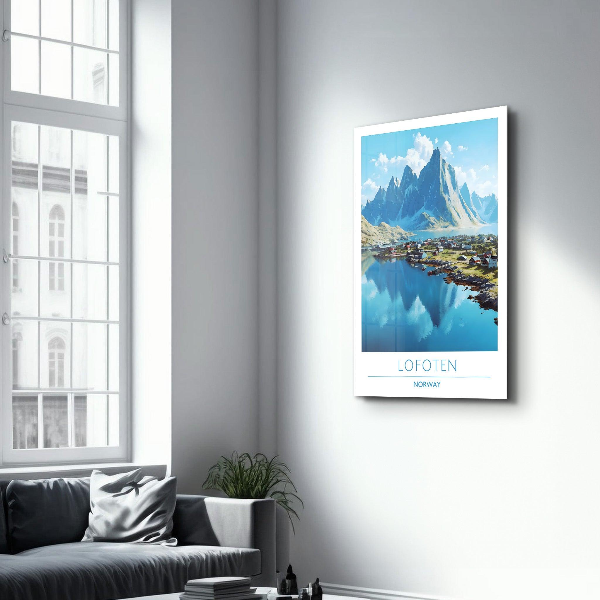 Lofoten Norway-Travel Posters | Glass Wall Art - Artdesigna