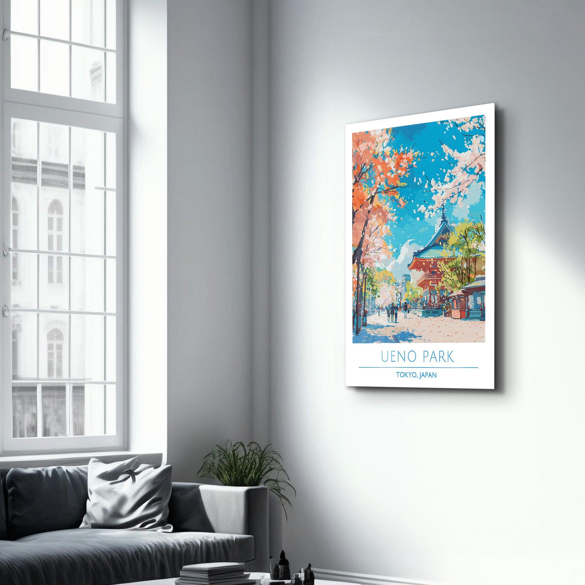 Ueno Park 2-Tokyo Japan-Travel Posters | Glass Wall Art - Artdesigna