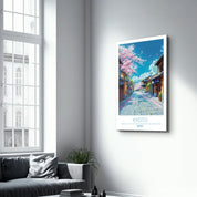 Kyoto Japan 3-Travel Posters | Glass Wall Art - Artdesigna