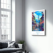 Tokyo Japan-Travel Posters | Glass Wall Art - Artdesigna