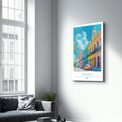 Havana Cuba 2-Travel Posters | Glass Wall Art - Artdesigna