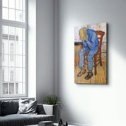 Vincent van Gogh's At Eternity's Gate (1890) | Glass Wall Art - Artdesigna