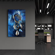 The Dream Catcher | Glass Wall Art - Artdesigna