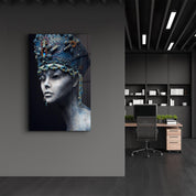 Mummy Queen | Glass Wall Art - Artdesigna