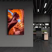 Magical Canyon | Glass Wall Art - Artdesigna