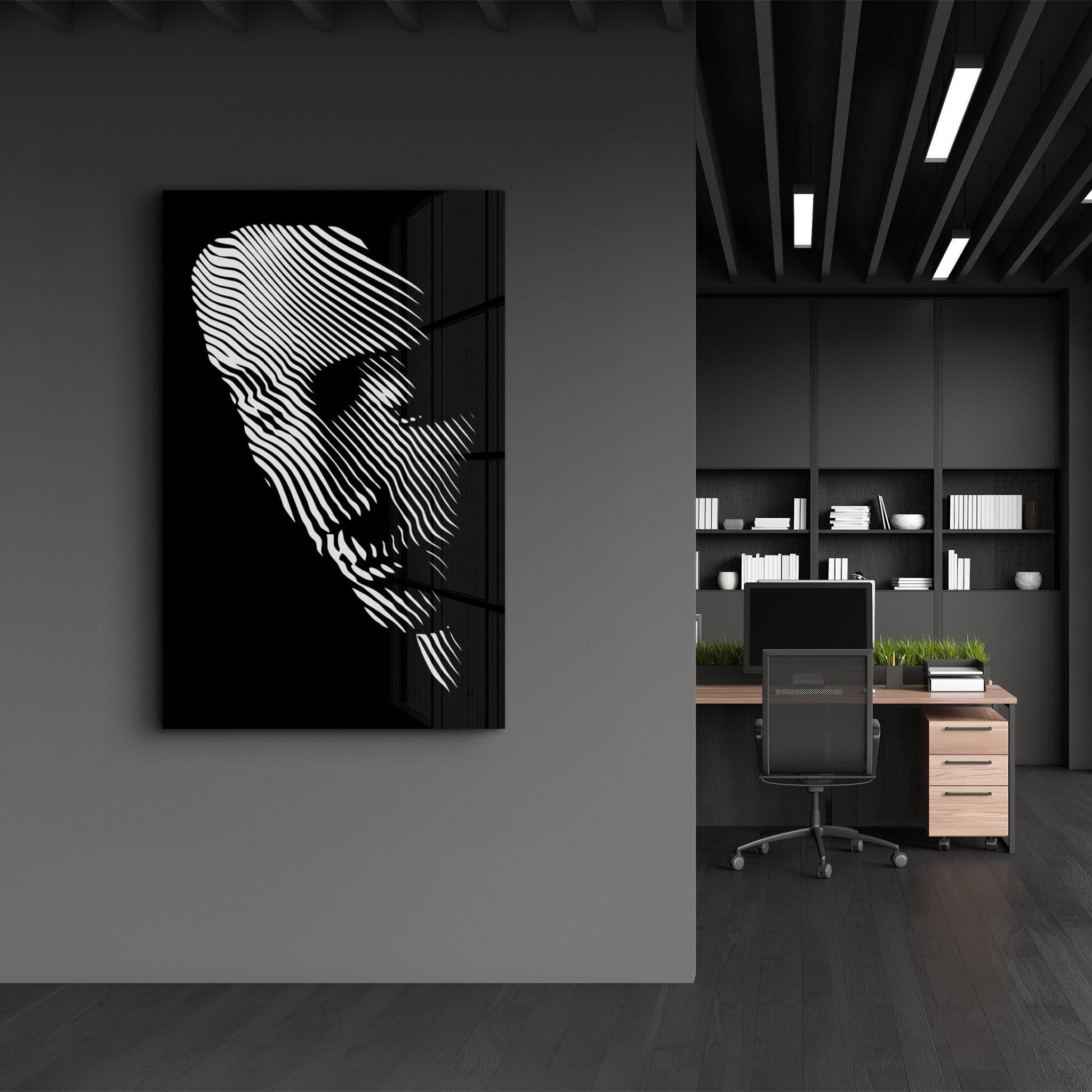 Faces v3 | Glass Wall Art - Artdesigna