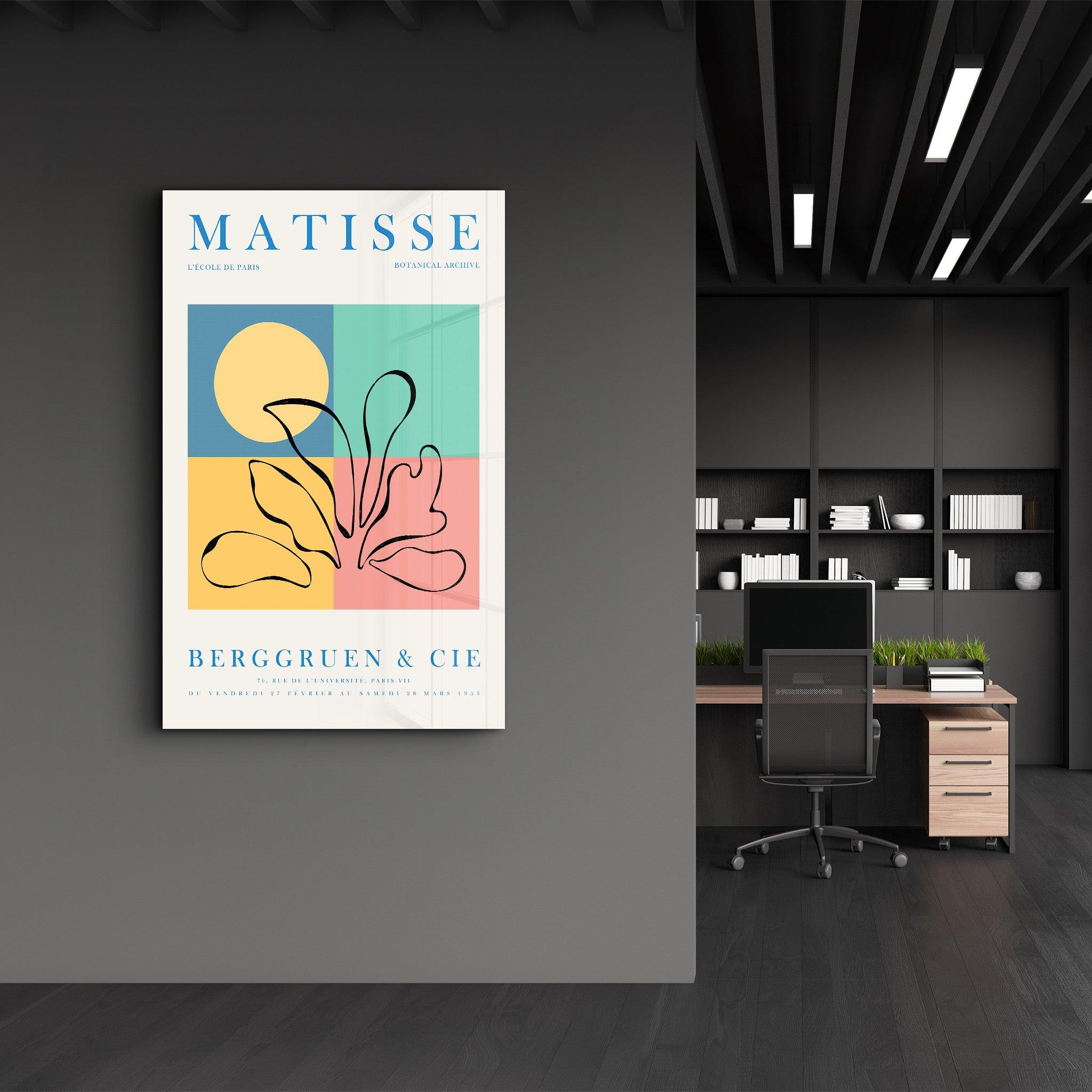 H. Matisse Botanical Archive 1953 | Gallery Print Collection Glass Wall Art - Artdesigna