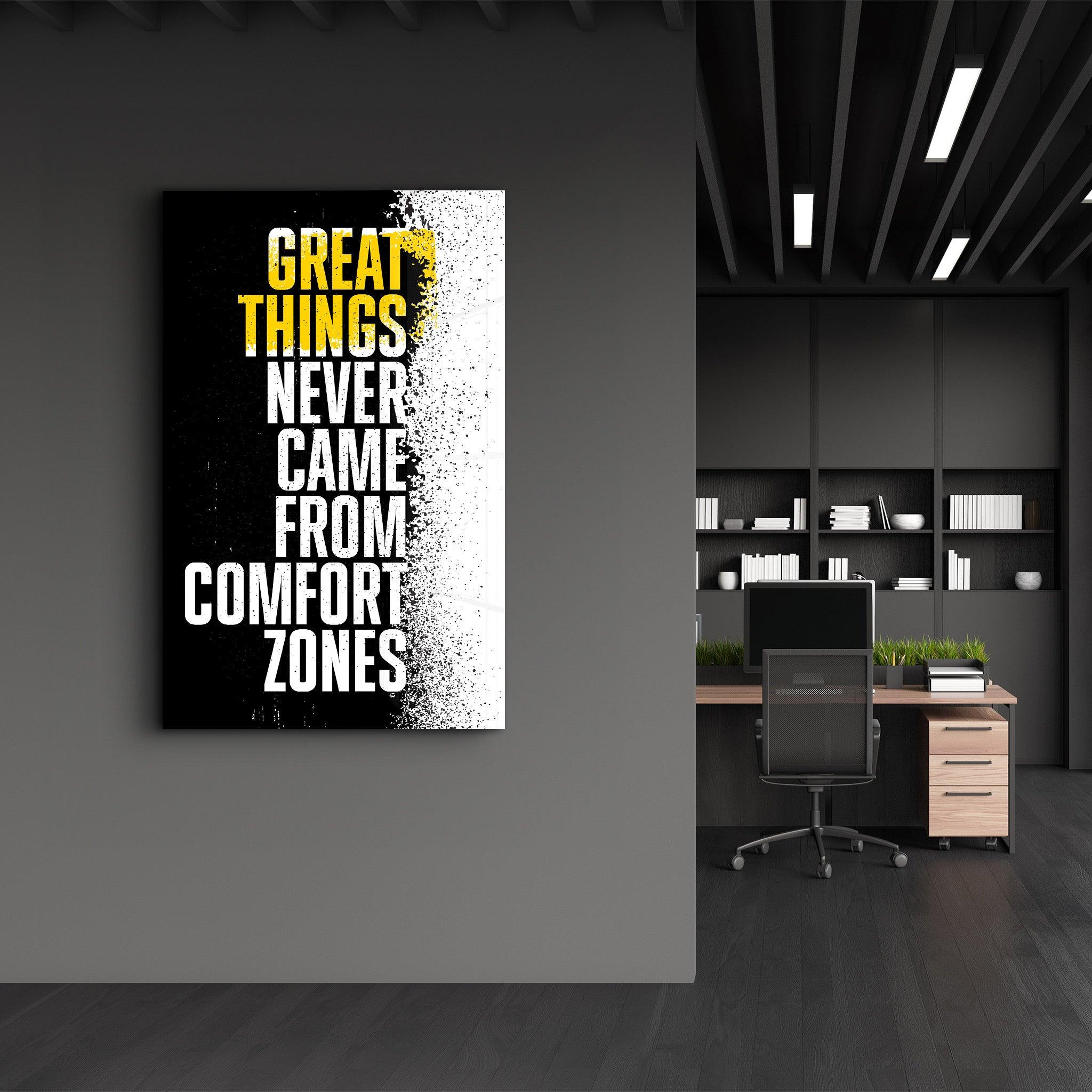 Great Things | Designer's Collection Glass Wall Art - Artdesigna