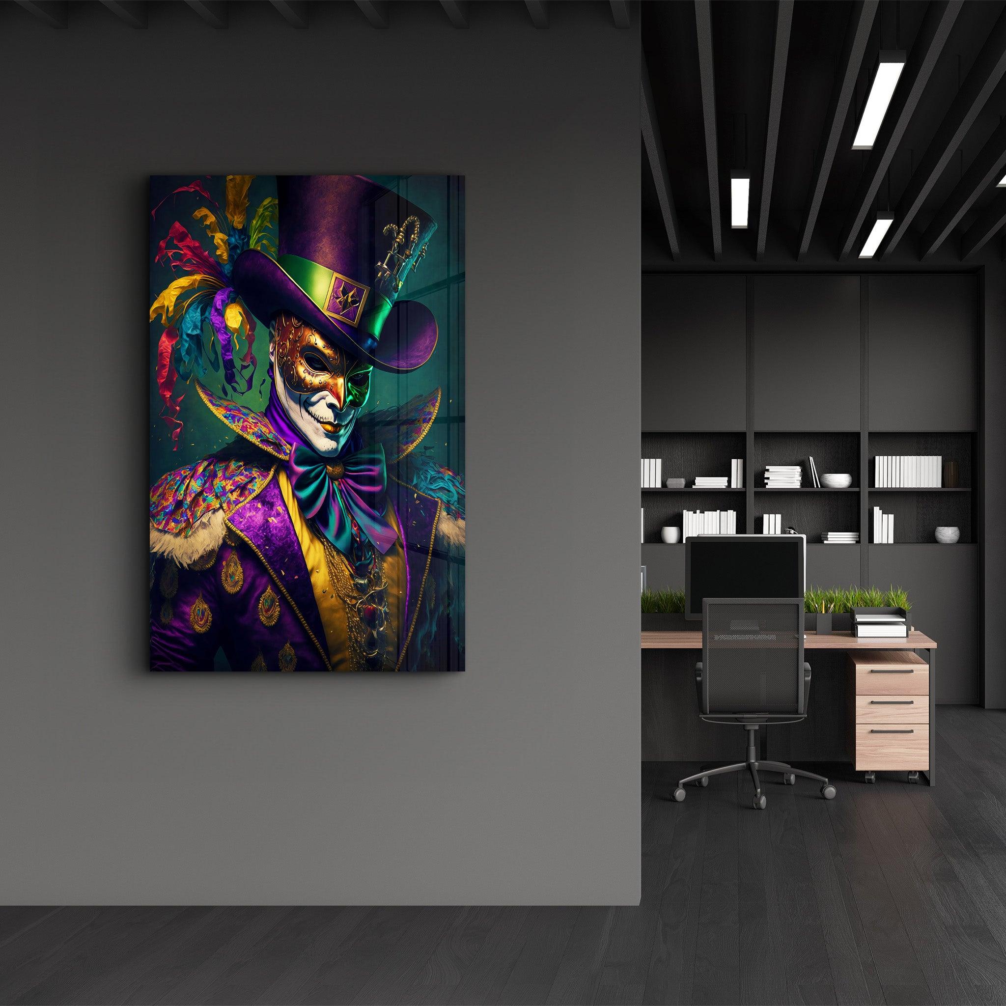 Joker | Secret World Collection Glass Wall Art - Artdesigna