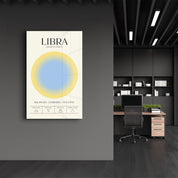 Libra - Aura Collection | Zodiac Glass Wall Art - Artdesigna