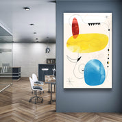 Colorful Modern Shapes 2 | Glass Wall Art - Artdesigna