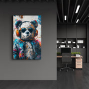 Panda・Designers Collection Glass Wall Art - Artdesigna