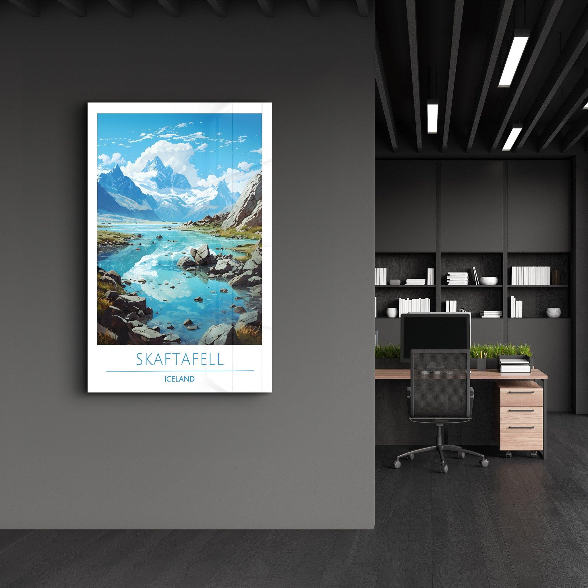 Skaftafell Iceland-Travel Posters | Glass Wall Art - Artdesigna