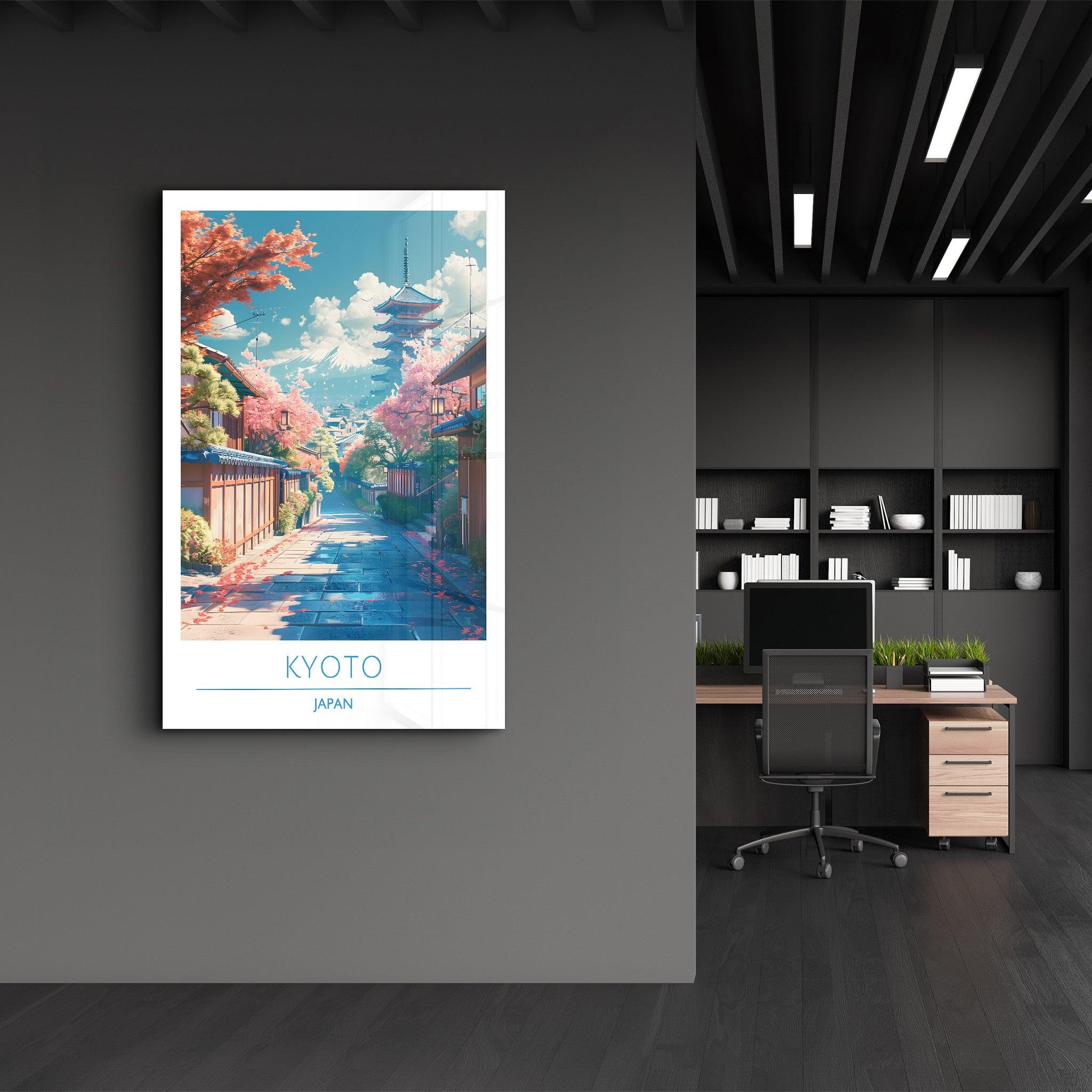 Kyoto Japan-Travel Posters | Glass Wall Art - Artdesigna