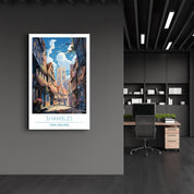 Shambles-York England-Travel Posters | Glass Wall Art - Artdesigna