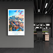 Singapore Singapore-Travel Posters | Glass Wall Art - Artdesigna