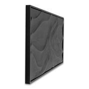 Black Wave | Premium Wood Handmade Wall Sculpture - Limited Edition - Artdesigna