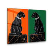 Wild Elegance 4 | Glass Wall Art