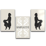 Simplicite | Glass Wall Art