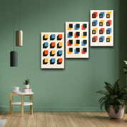 ."Cubes". Contemporary Gallery Collection Glass Wall Art - ArtDesigna Glass Printing Wall Art