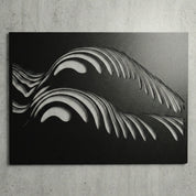 ・"Body Lines X"・Premium Metal Wall Art - Limited Edition