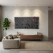 ・"Stand out from the Crowd"・Premium Wood Handmade Wall Sculpture - Limited Edition