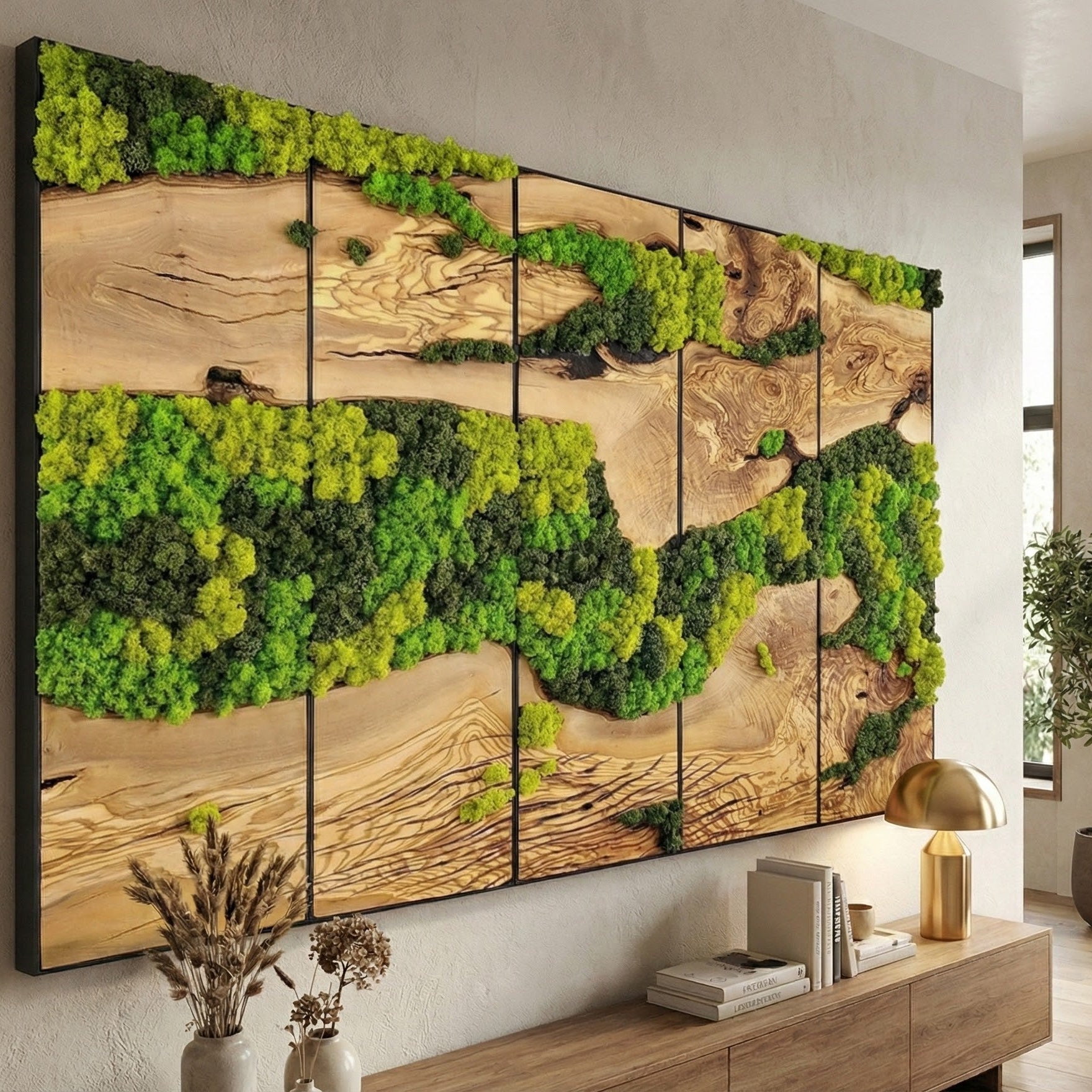 Unexplored Moss Forest | Premium Handmade Wall Sculptures