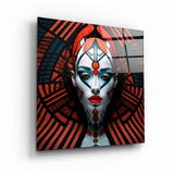 Red Queen | Glass Wall Art