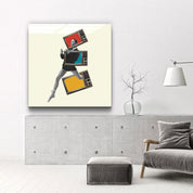 ."A little Hurry". Contemporary Collection Glass Wall Art - ArtDesigna Glass Printing Wall Art