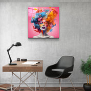 ."Cotton Candy". Designers Collection Glass Wall Art - ArtDesigna Glass Printing Wall Art