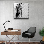 ."Naked Shadows V2". Designers Collection Glass Wall Art - ArtDesigna Glass Printing Wall Art