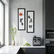 KOI FISH – 2 Piece Wooden Wall Art Set