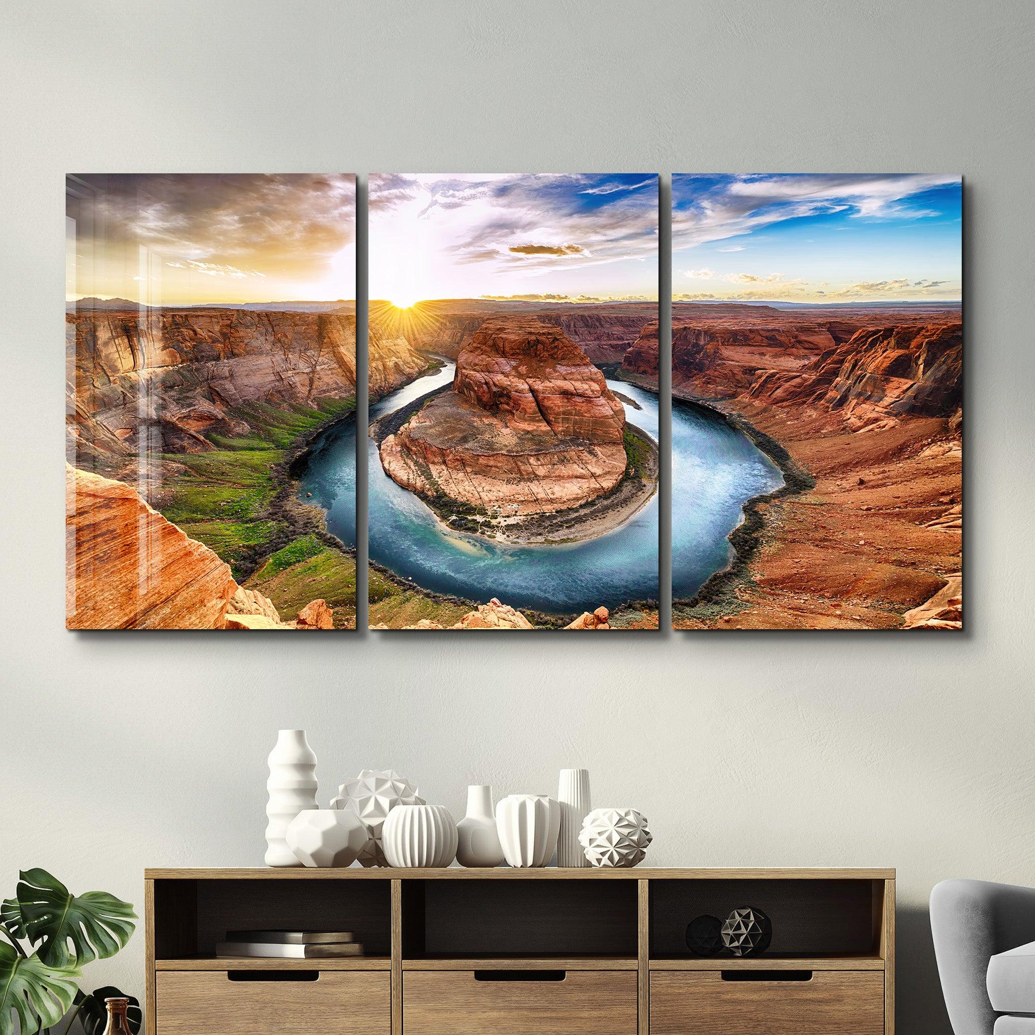 ・"Lake Powell - Trio"・Glass Wall Art - ArtDesigna Glass Printing Wall Art