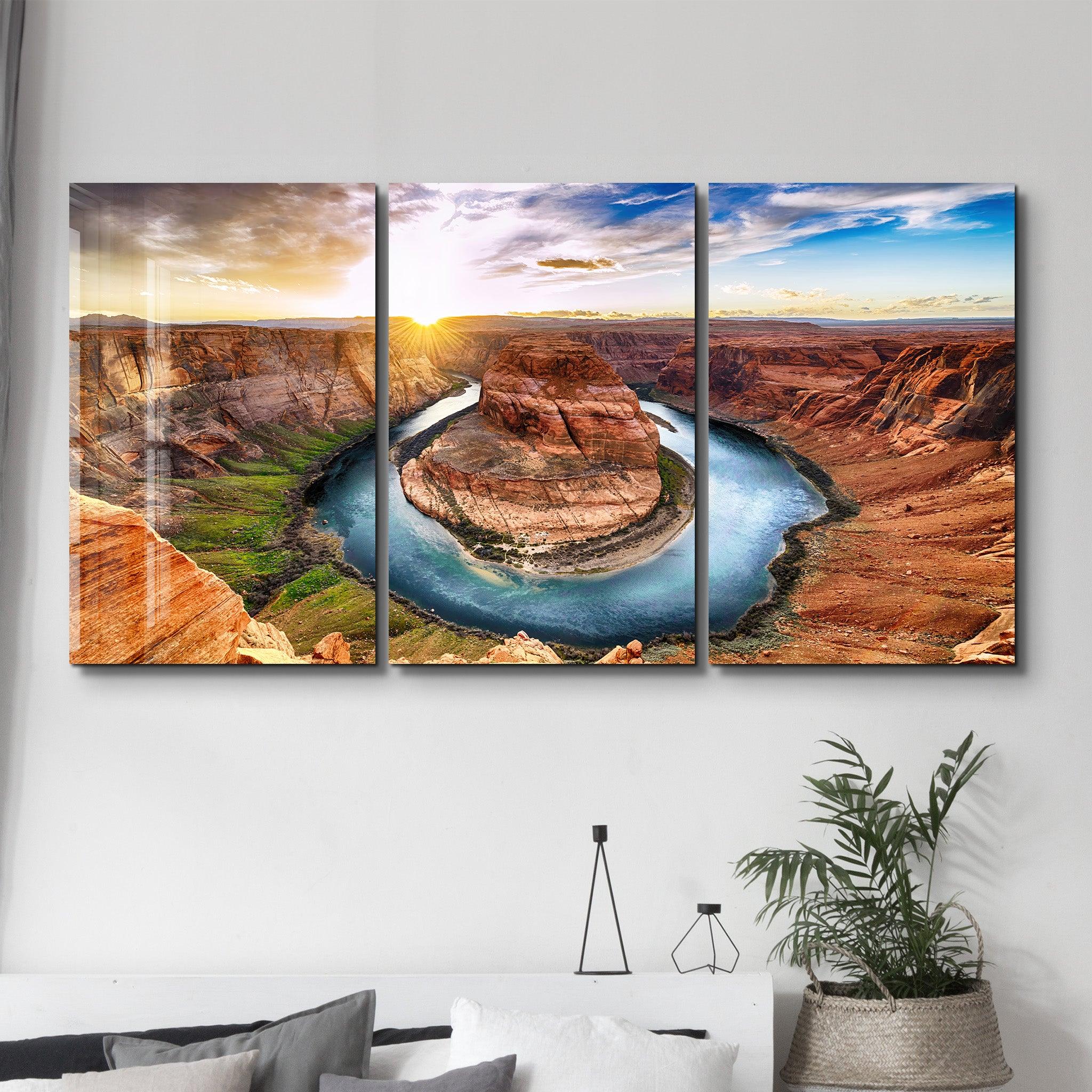 ・"Lake Powell - Trio"・Glass Wall Art - ArtDesigna Glass Printing Wall Art