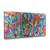 ・"Jazz - Trio"・Glass Wall Art - ArtDesigna Glass Printing Wall Art