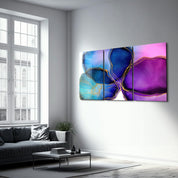 ・Violetta - Trio"・Glass Wall Art - ArtDesigna Glass Printing Wall Art