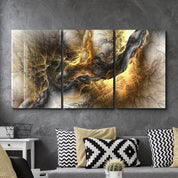 ・"Monster Awakening - Trio"・Glass Wall Art - ArtDesigna Glass Printing Wall Art