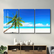 ・"Beach - Trio"・Glass Wall Art - ArtDesigna Glass Printing Wall Art