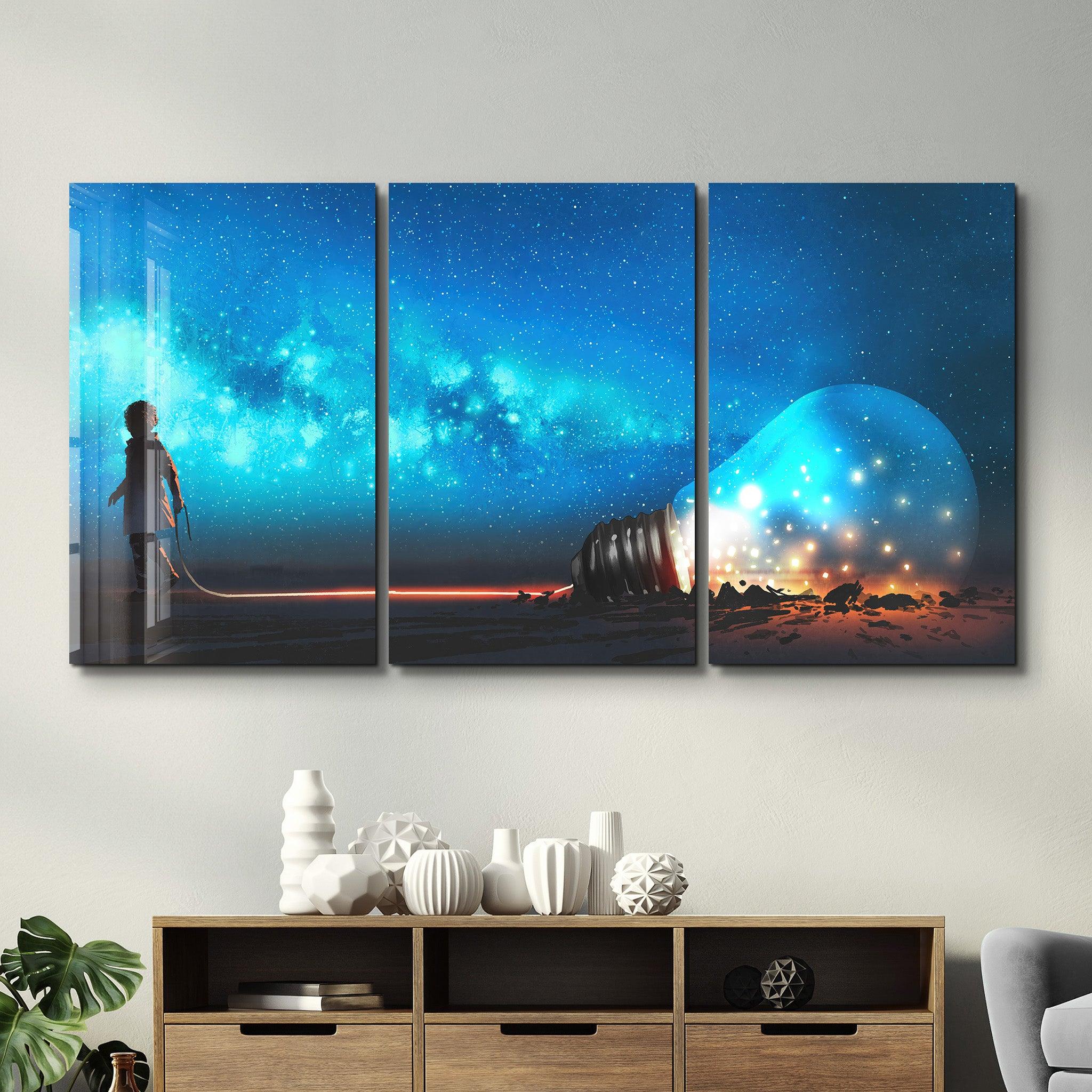 ・"Need a Light - Trio"・Glass Wall Art - ArtDesigna Glass Printing Wall Art