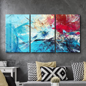 ・"Sea Reflection - Trio"・Glass Wall Art - ArtDesigna Glass Printing Wall Art