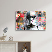 Trooper by Mr. Pablo Costa | Glass Wall Art