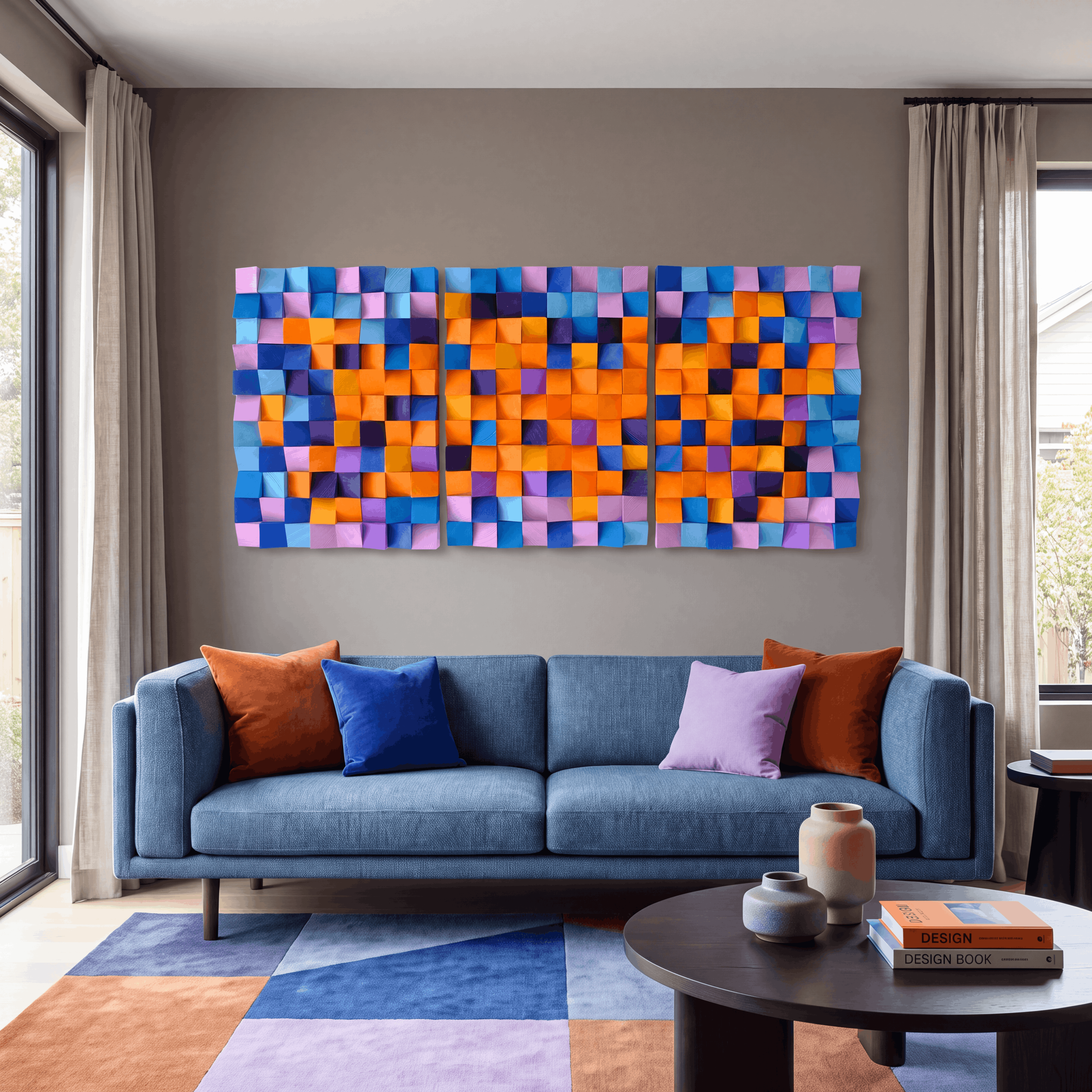Rainbow | Wood Wall Sculpture