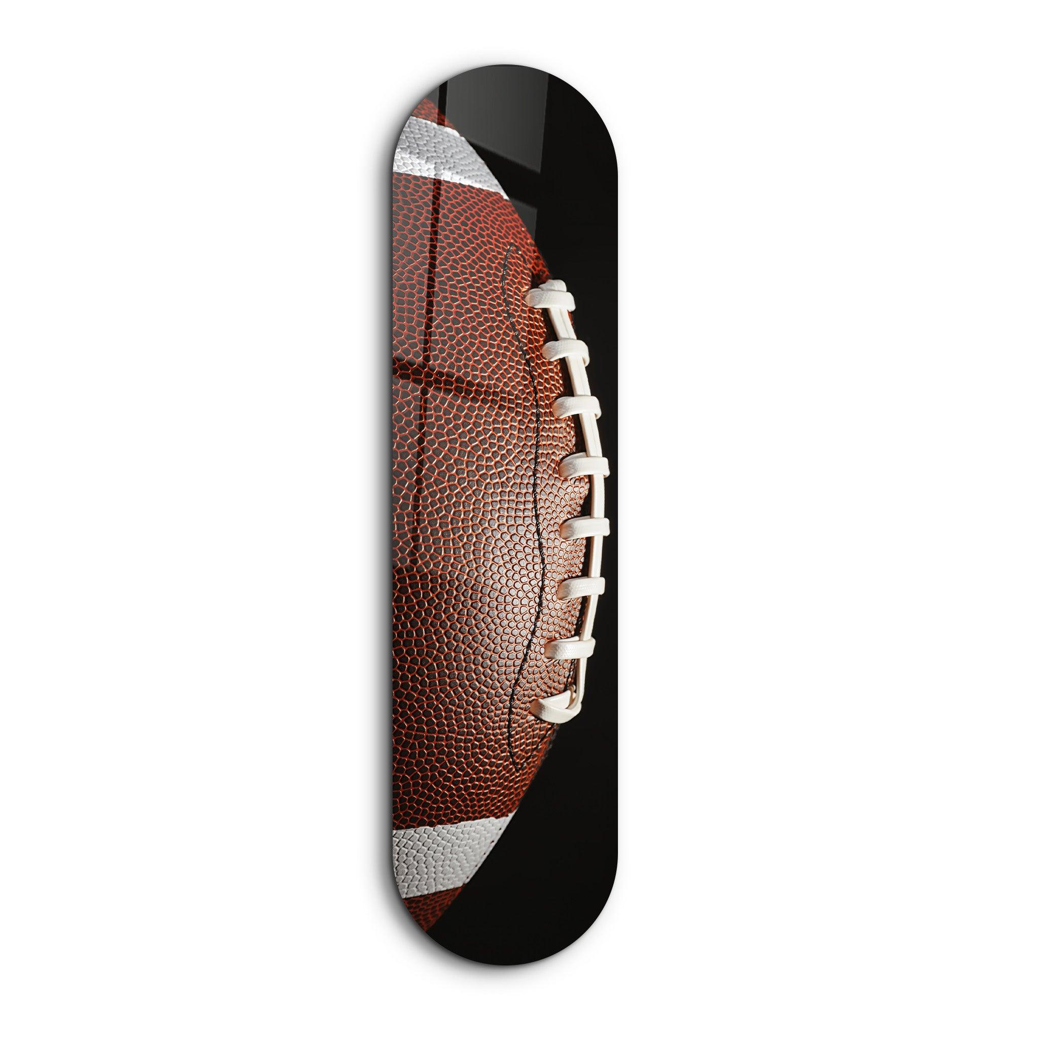 American Football | Glass Wall Art - Artdesigna