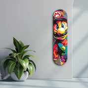 Mario Fan Art | Glass Wall Art - Artdesigna