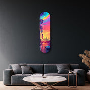 California | Glass Wall Art - Artdesigna