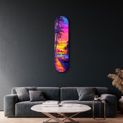 Miami 2 | Glass Wall Art - Artdesigna