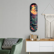 Hawaiian Scene 2 | Glass Wall Art - Artdesigna