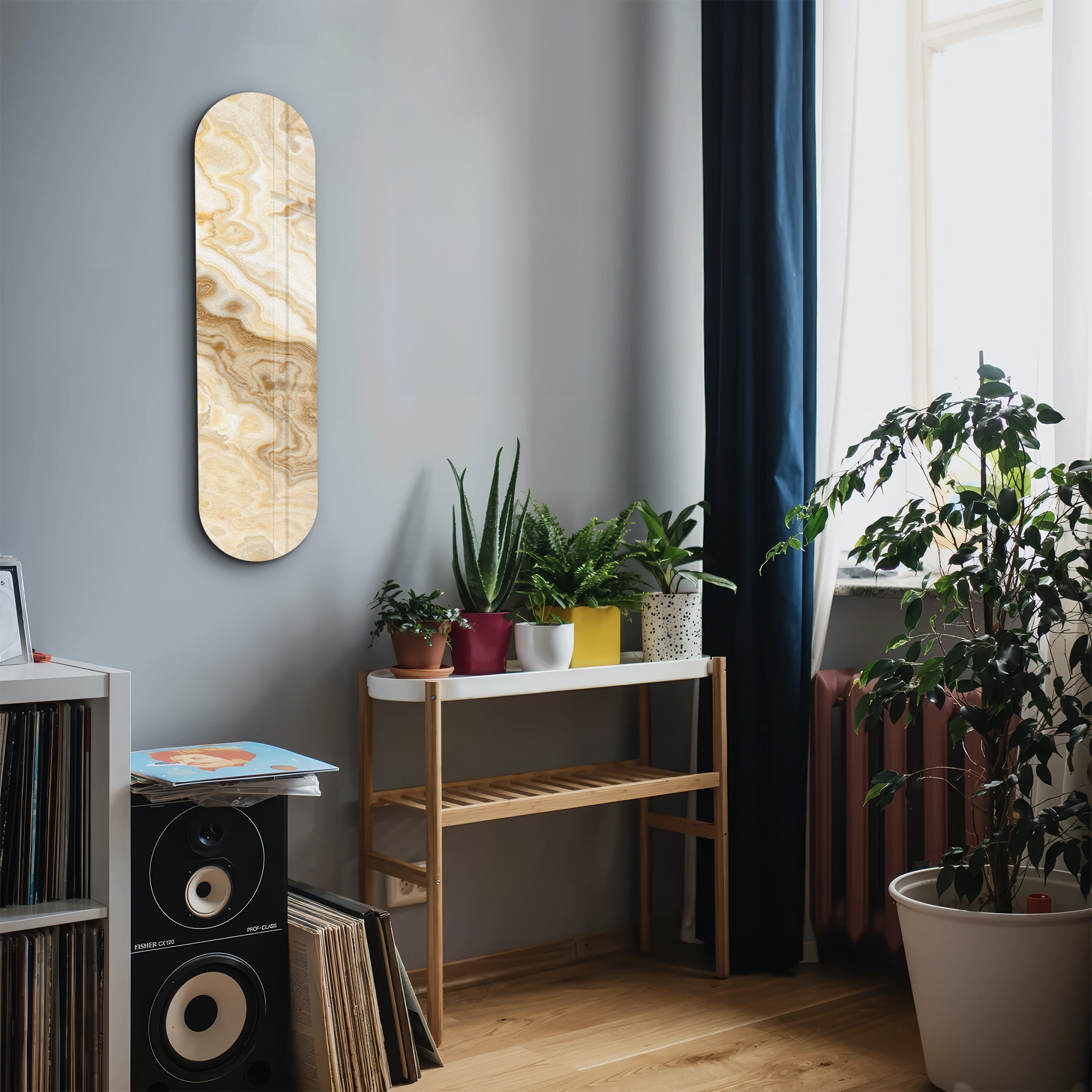 Ivory Onyx 1 | Glass Wall Art