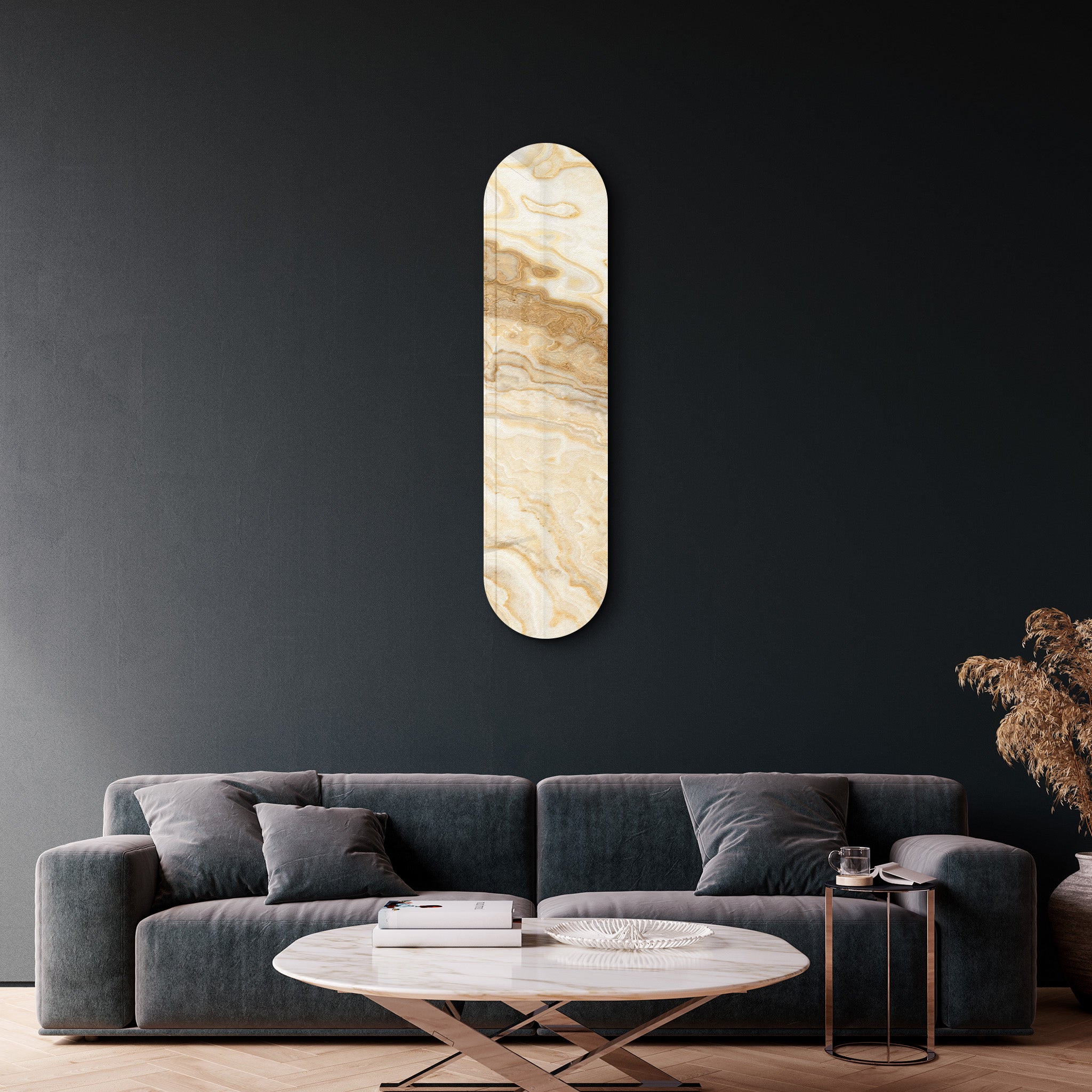 Ivory Onyx 2 | Glass Wall Art